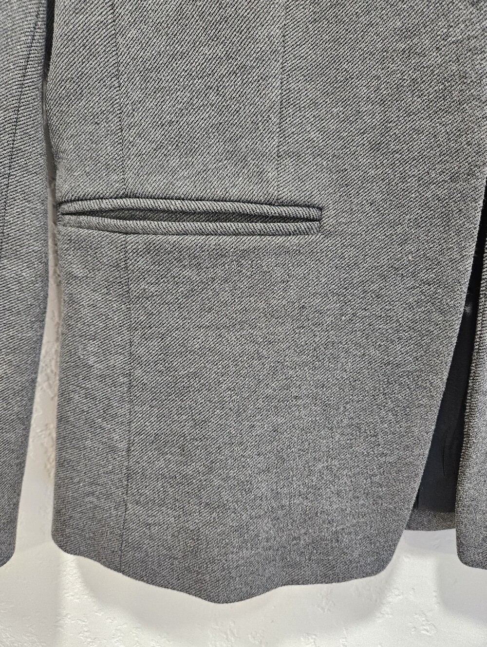 J. Crew Women's Collarless Gray Tailored Blazer - 2nd Of The 1st One Posted - Picture 12 of 12